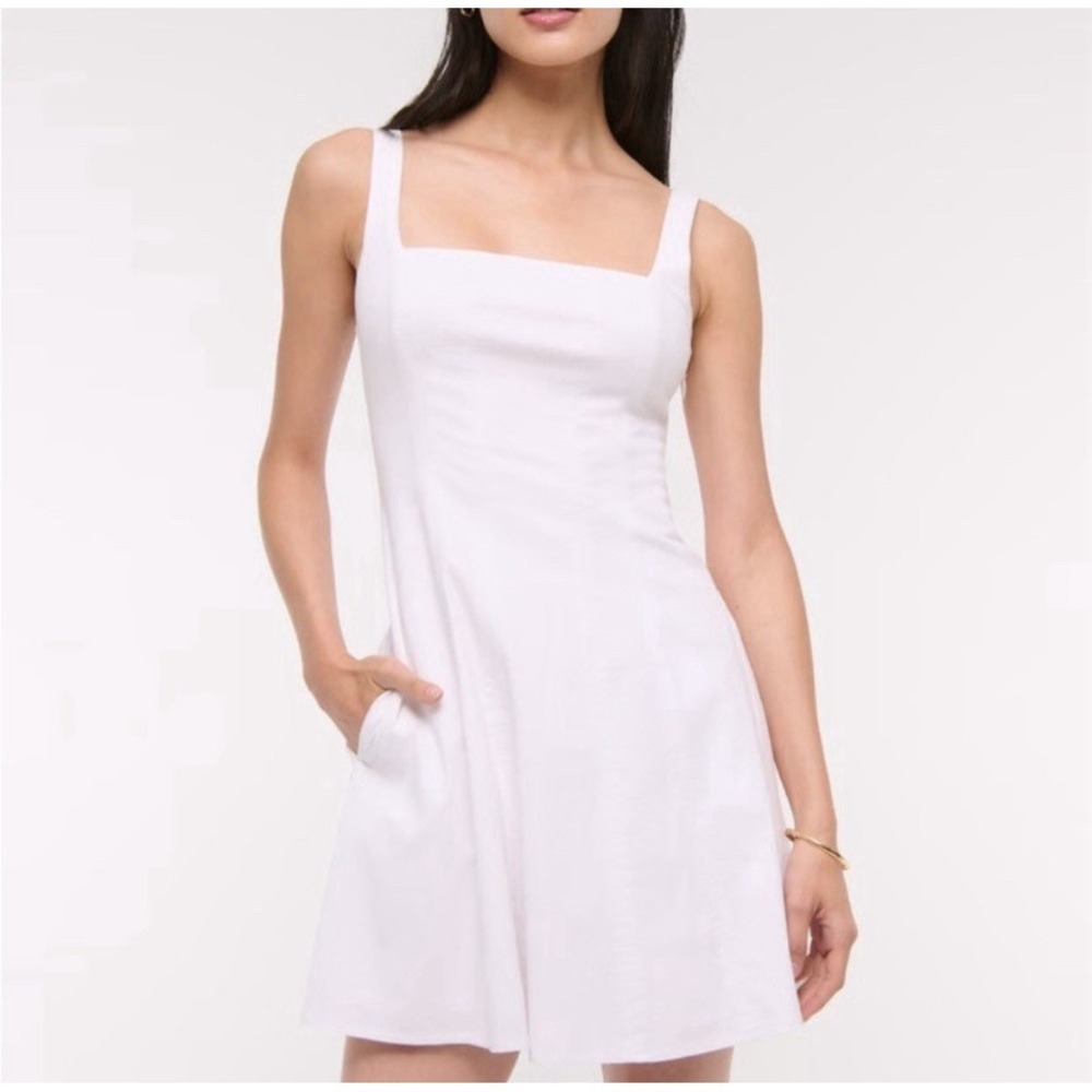 Abercrombie & Fitch White Mini Dress